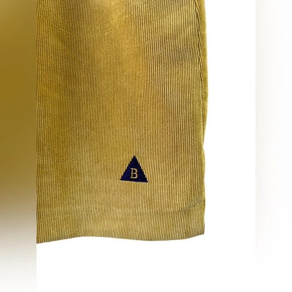 Yellow corduroy mini skirt - Picture 2 of 5